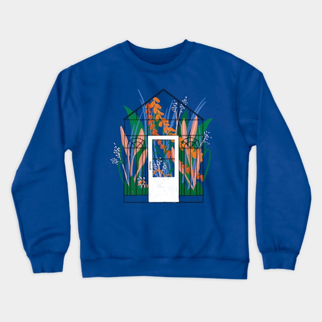 Spring Energy Crewneck Sweatshirt by MollyFergusonArt